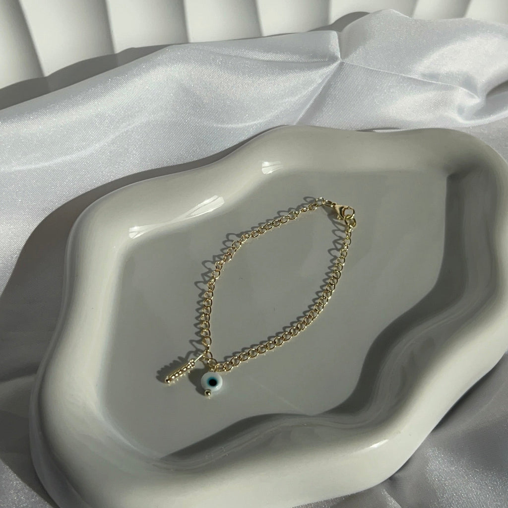 Christine Bracelet - 14k Gold Plated Stainless Steel