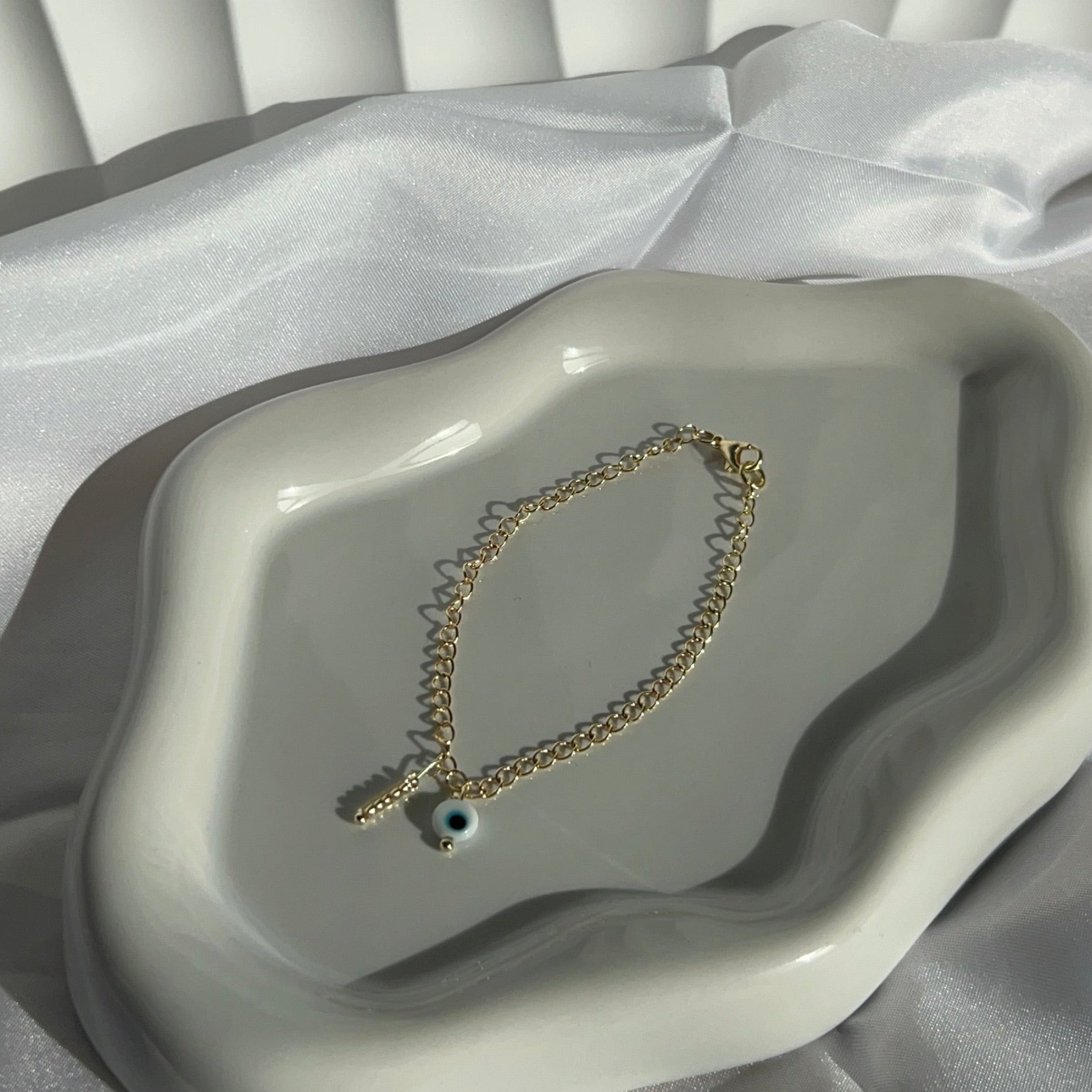 Christine Bracelet - 14k Gold Plated Stainless Steel