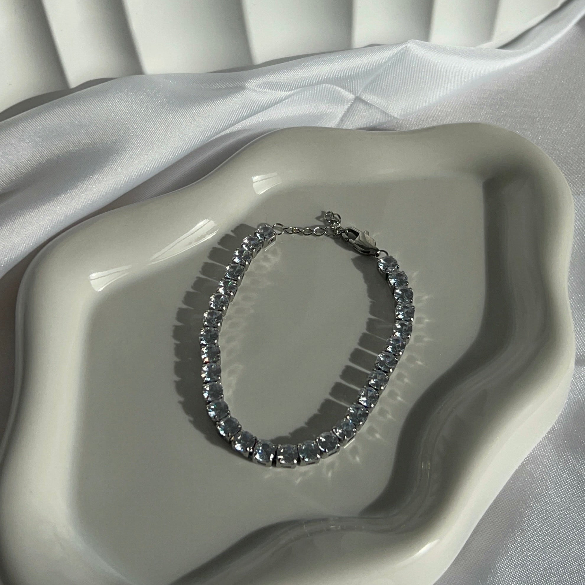 Hayley Bracelet - Silver Stainless Steel