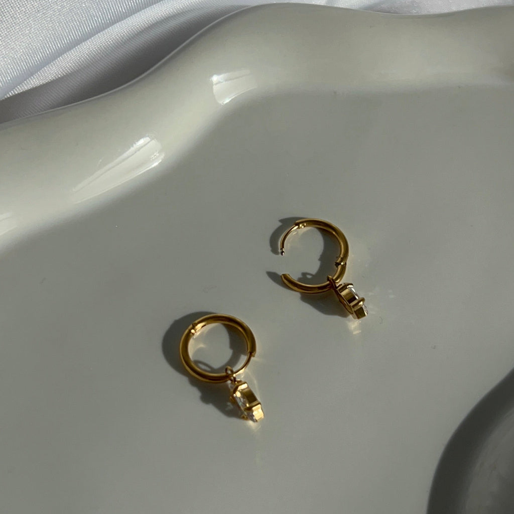Sienna.G Earrings - 14k Gold Plated Stainless Steel