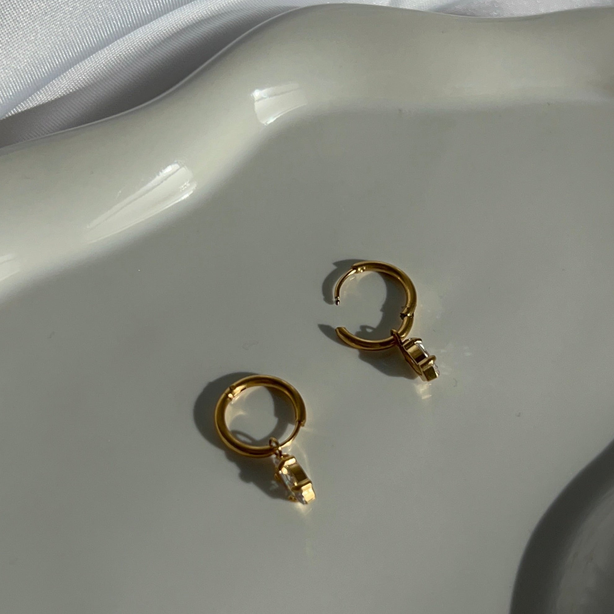 Sienna.G Earrings - 14k Gold Plated Stainless Steel