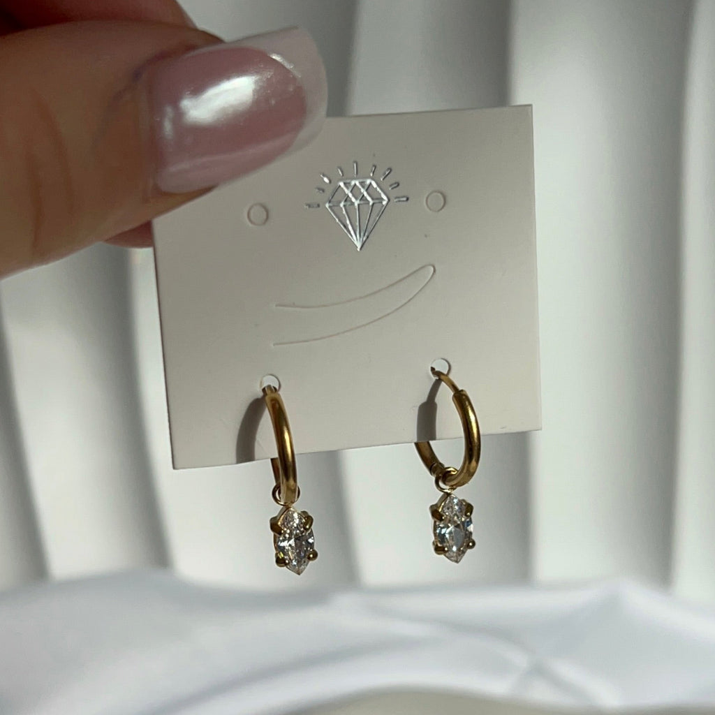 Sienna.G Earrings - 14k Gold Plated Stainless Steel