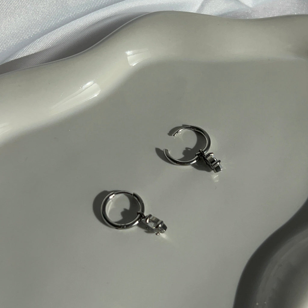 Sienna.G Earrings - Silver Stainless Steel