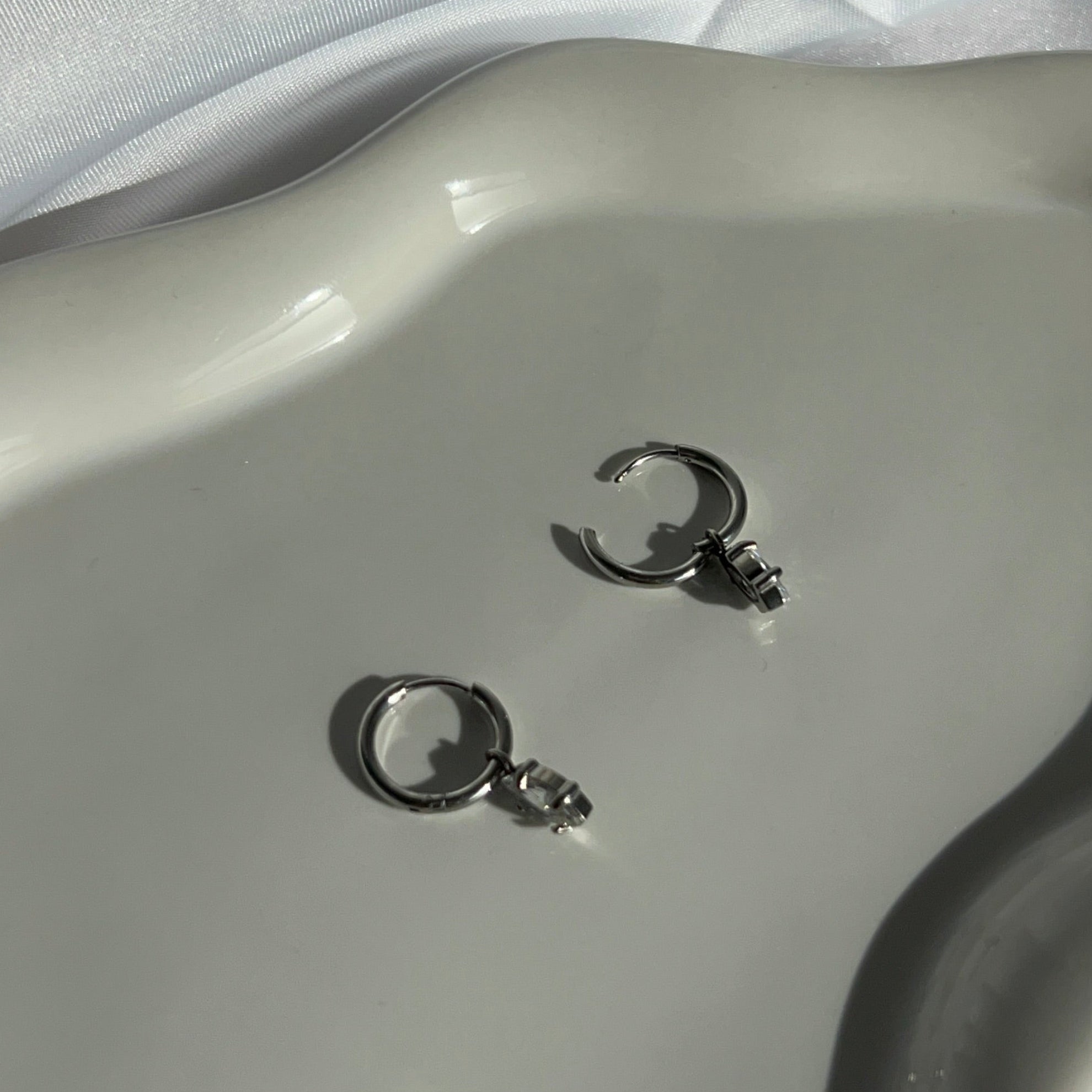 Sienna.G Earrings - Silver Stainless Steel