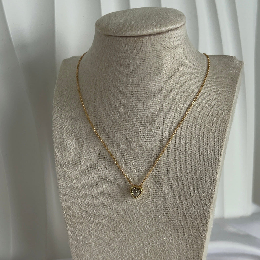 Chantelle Necklace - 14k Gold Plated Stainless Steel