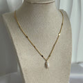 Tash Freshwater Pearl Necklace - 14k Gold Plated Stainless Steel